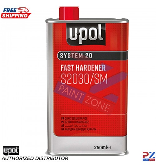 U-POL S2030/SM Fast Hardener 250ml | Professional 2K Paint & Primer Solution