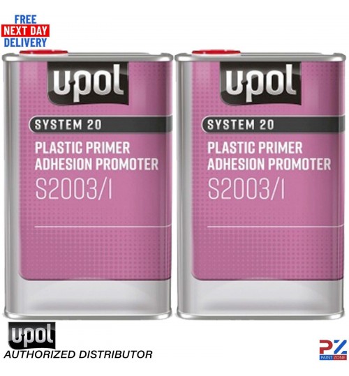 2X U-POL S2003/1 Plastic Primer 1L – High-Quality Adhesion Promoter for Bumpers