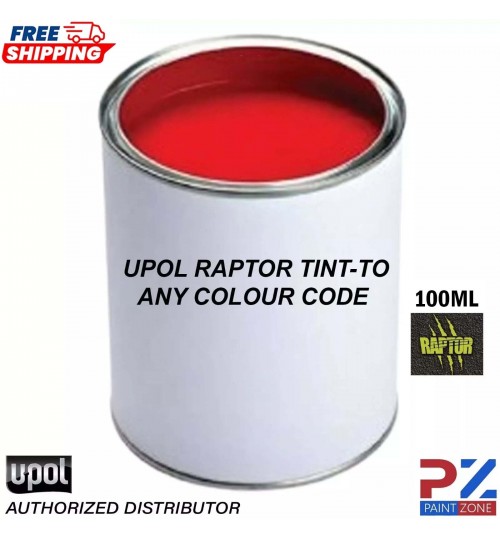 100ML TINT COLOUR FOR UPOL RAPTOR &amp;MIPA PROTECTOR ANY COLOUR CODE AVAILABLE