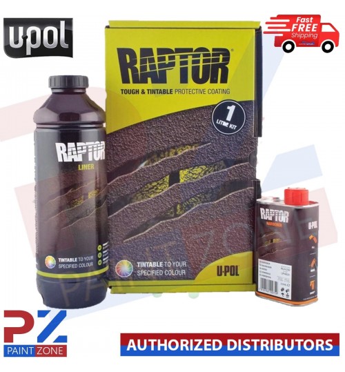 Upol Raptor Tintable Urethene Coating Kit 1 Litre 750ml Raptor 250ml Hardener