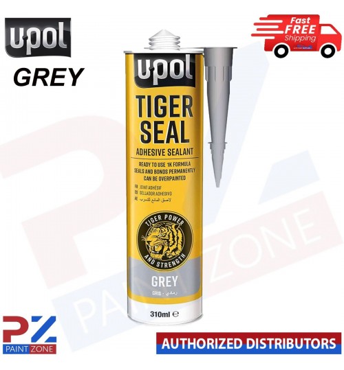 U-POL TIG/GG TIGER SEAL ADHESIVE SEALANT GREY - 310ML TIGER SEAL Polyurethane