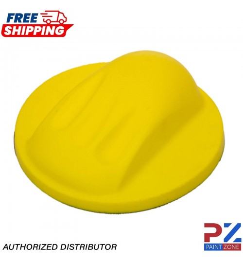 CSB1 150mm Round Hand Sanding Block For Hook Loop Sandpaper Foam Polishing Pad