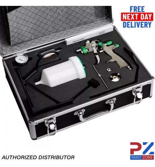 FMT4007 LVLP Air Spray Gun Car Airbrush Painting Gun Kit 1.3mm Nozzle