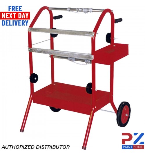 Twin Masking Trolley/Machine Takes 2 x 18" Paper Rolls Dispenser Paint Masking