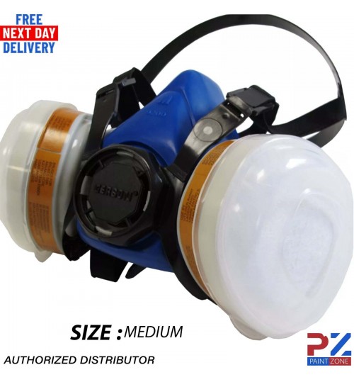 GERSON A1 P2 2K PAINT RESPIRATOR FACE MASK - SMART REPAIR SIZE MEDIUM (M)