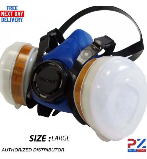 GERSON A1 P2 2K PAINT RESPIRATOR FACE MASK - SMART REPAIR SIZE LARGE (L)