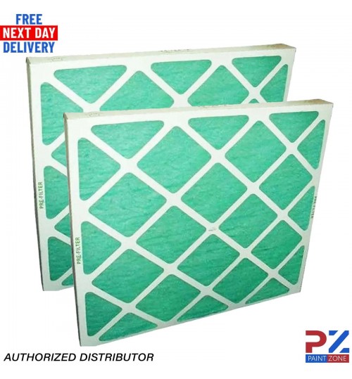 2x Spray Booth Filter Card Lattice Front and Back Filter 24x24x2in