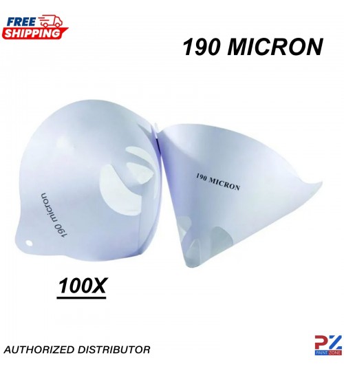 100x Paper Paint Strainer Filter 190 Micron Fine Mesh Paper Filter