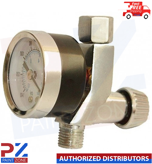 Mini air regulator gauge / spray gun gauge
