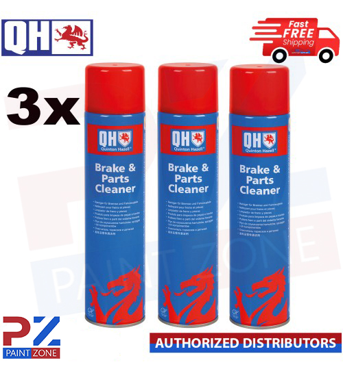 Brake Clutch & Parts Cleaner Genuine QH Dirt Grease & Dust Remover -600ml X 3