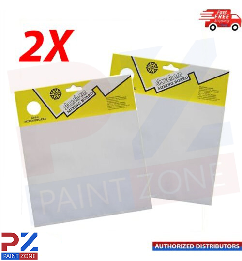 2 x ONION BOARD Body Filler Mixing Board Sheets x 200