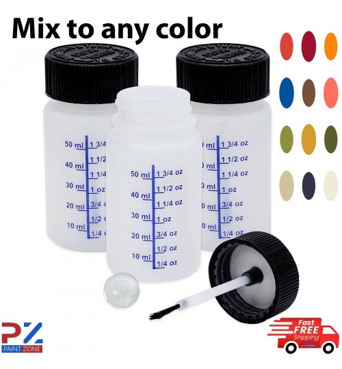 TOUCH UP PAINT FOR SCRATCH REPAIR MIX TO CODE ANY COLOR 50ML