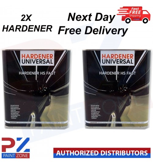 2X HARDENER UNIVERSAL HARDENER HS FAST 2.5 LITRE - NEXT DAY FREE DELIVERY