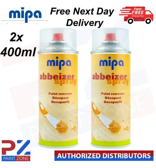 2x MIPA Abbeizer-Spray Paint Remover Decapant Decapante - 400ml