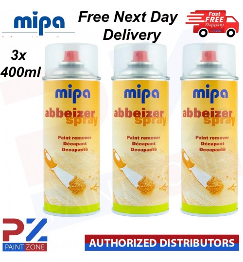 3x MIPA Abbeizer-Spray Paint Remover Decapant Decapante - 400ml