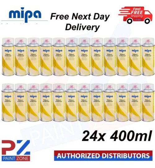 24x MIPA silicone remover & Degreaser spray 400ml spray can cleaner