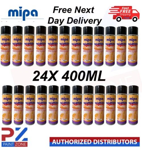24X MIPA RAPIDFILLER PRIMER HIGH BUILD SELF ETCHING AEROSOL 400ML