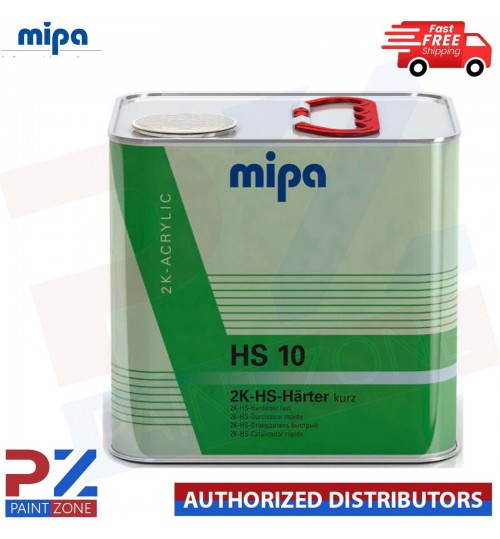 MIPA HS10 FAST HARDENER - 2.5LTR FOR OC ACRYFILLER CX4 CC9 CLEARCOAT