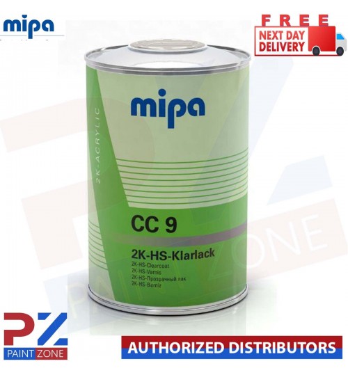 MIPA CC9 HS KLARLACK CLEARCOAT LACQUER CAR PAINT-1LTR