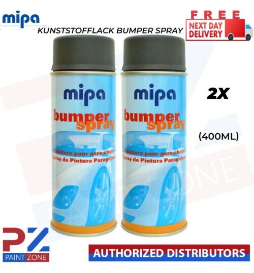 2x MIPA Kunststofflack Bumper Spray PIERRE A FUSIL 400ml