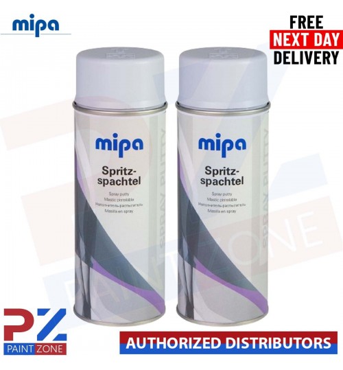 2x Mipa Spritzspachtel acrylic spray putty - 400ml