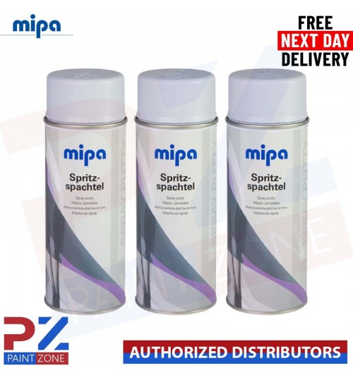 3x Mipa Spritzspachtel acrylic spray putty - 400ml