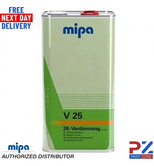 1 x MIPA 2K Thinner Standard V25 5LTR - 271050000 *NEXT DAT DELIVERY*