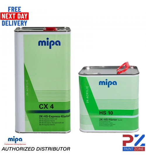 MIPA CX4 HS EXPRESS CLEARCOAT WITH HS10 FAST HARDENER 7.5L KIT