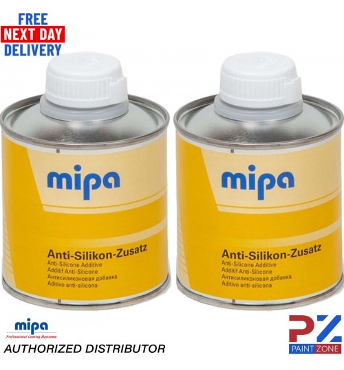 2X Mipa anti silicone additive fish eye bump prevention 250ml