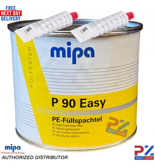MIPA P90 EASY BODY FILLER 4KG - PE high build body filler including hardener