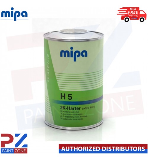 MIPA H5 2k HARTER EXTRA FAST HARDENER 2K ACRYLIC Activator Car Paint 1 LTR (NEXT DAY DELIVERY)