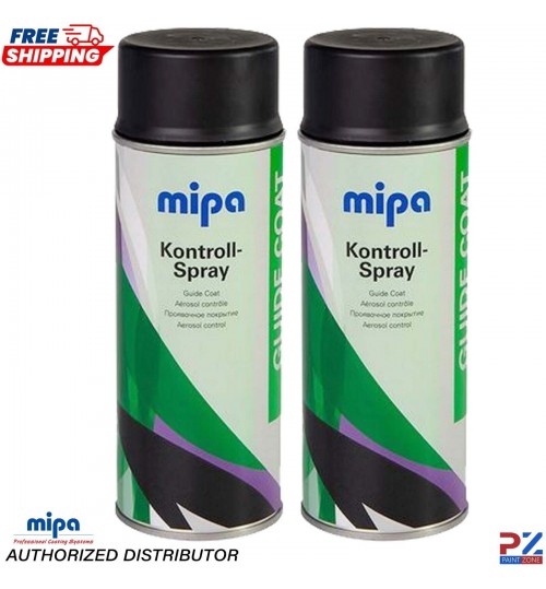 Mipa Guide Coat Aerosol 400ML Black Spray (X2) – Perfect for Bodywork