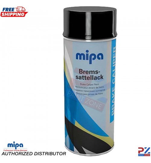 Mipa Brake Caliper Paint Spray 400ml - Black High-Temp Aerosol