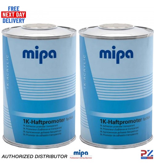 2x MIPA Adhesion Promoter 1L - Perfect for Plastic, Aluminium & Copper