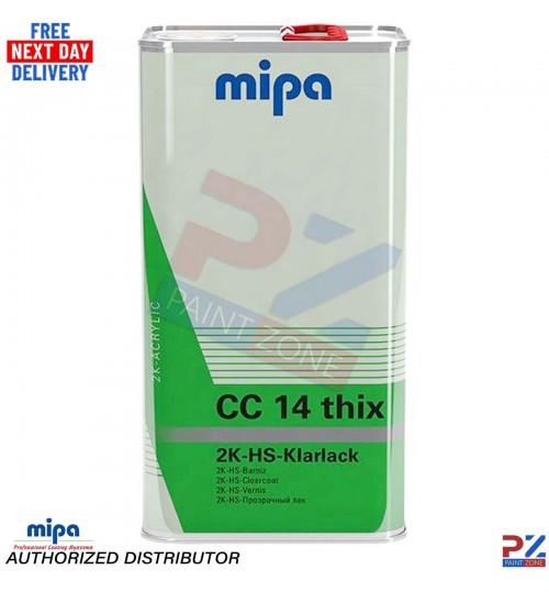 MIPA CC14 THIX 5L 2K HS Clear Lacquer - High-Gloss & Scratch Resistant