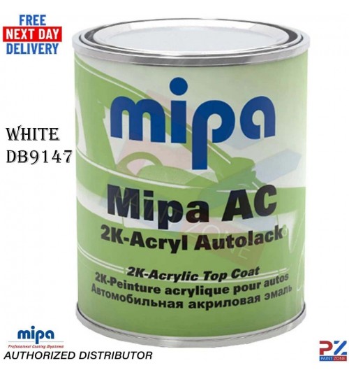 Mipa Arctic White DB9147 1L – AC Series 2K Automotive Paint