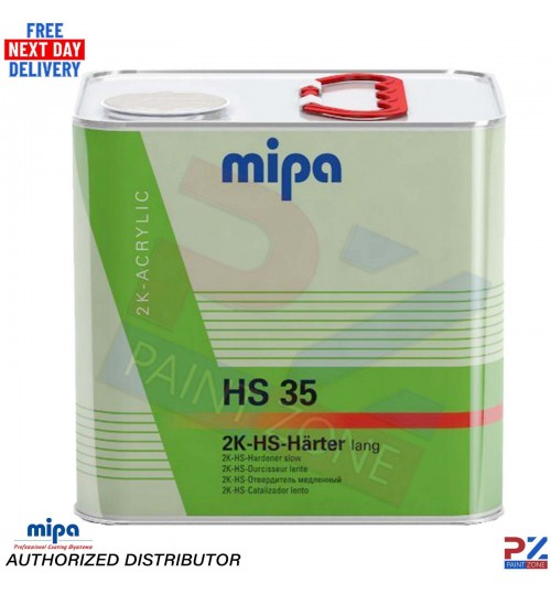 MIPA HS35 Hardener 2.5L – Slow 2K Acrylic for CC12, CC9, OC, CX4