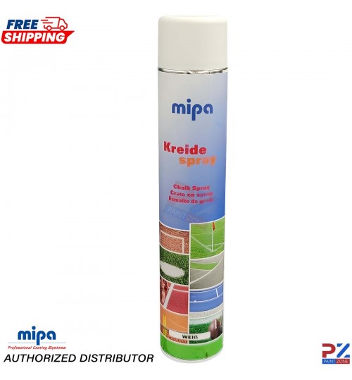 MIPA White Chalk Spray – 750ml Temporary Marker for Road & Site Use