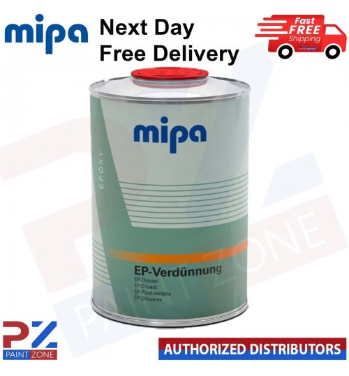 MIPA EP GRUNDIERFILLER EPOXY THINNER REDUCER 1LTR - 272110000- Next Day Delivery