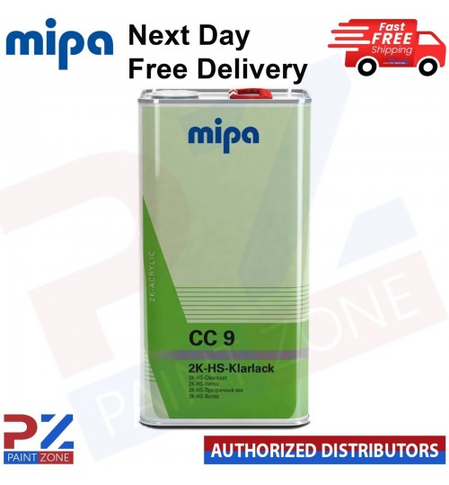 MIPA CC9 HS PREMIUM KLARLACK CLEARCOAT LACQUER 5LTR CAR PAINT- Next Day Delivery