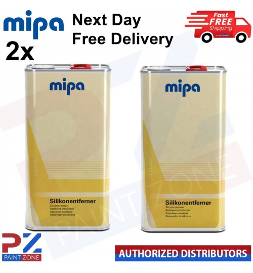 2X MIPA SILICONE REMOVER Silikonentferne PANELWIPE DEGREASER 5LTR FREE DELIVERY