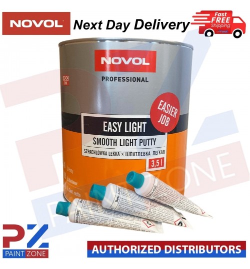 NOVOL Professional Easy light Smooth Light Putty Body Filler Car Finishing 3.5L