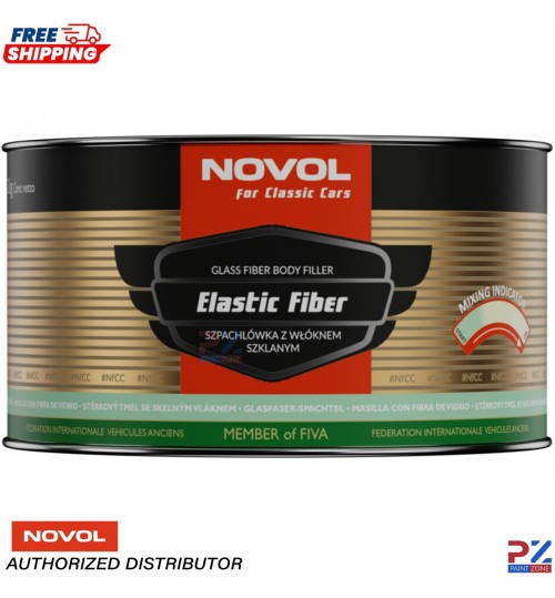 Novol Elastic Fibre Bodyfiller 2kg with Hardener – Classic Car Fibre Reinforced