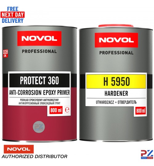 NOVOL Protect 360 2K Epoxy Primer Kit 1.6L – Anti Corrosion Metal Restoration