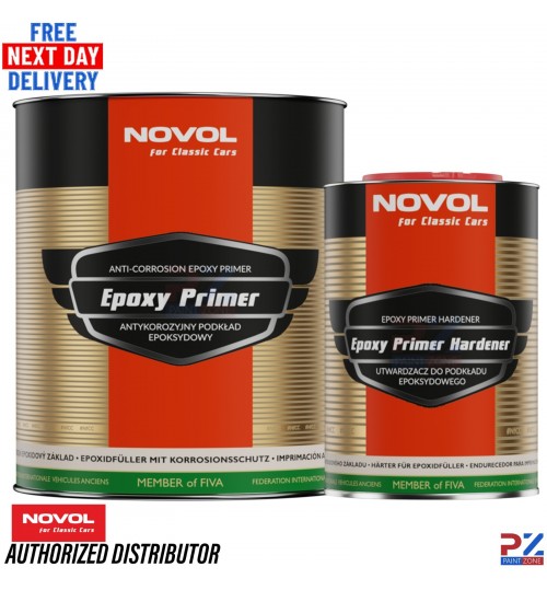 Novol Classic Car 3:1 Epoxy Primer + Hardener 4L – Rust Protection Kit