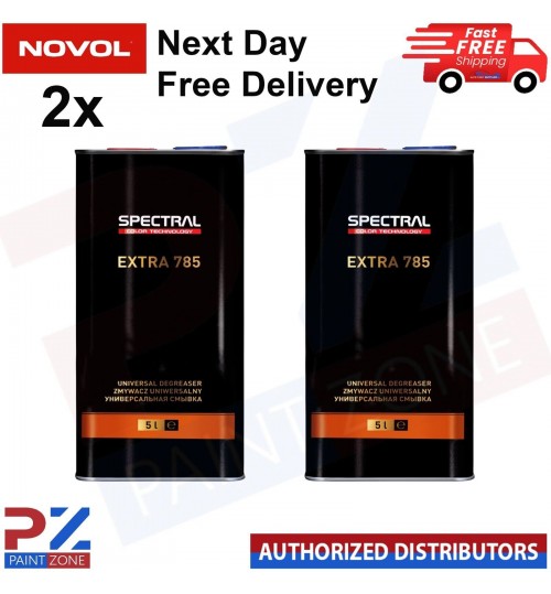 2X NOVOL SPECTRAL EXTRA 785 UNIVERSAL DEGREASER 5L - PREMIUM PANEL WIPE