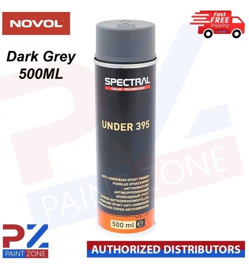 Novol Spectral UNDER 395 Epoxy Primer Aerosol Colour Dark Grey (500ml)