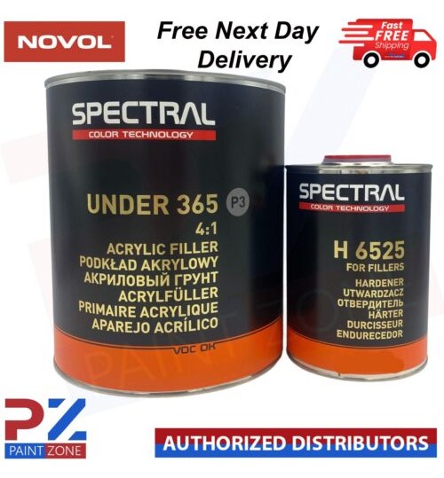 NOVOL SPECTRAL 365 P3 GREY MULTI PRIMER 4:1 + H6525 FAST HARDENER 3.5L KIT
