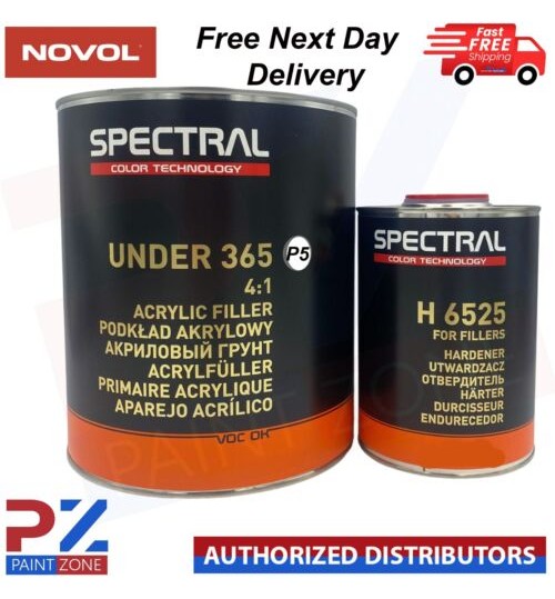 NOVOL SPECTRAL 365 P5 BLACK MULTI PRIMER 4:1 + H6525 FAST HARDENER 3.5L KIT