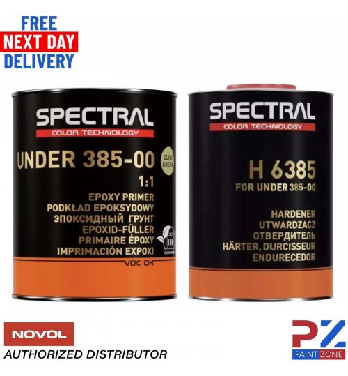NOVOL SPECTRAL UNDER 385-00 2K 1:1 EPOXY PRIMER KIT WITH HARDENER H6385 1.6L